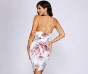 Petal Midi Dress