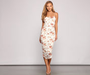 Brunch-Ready Floral Midi Dress