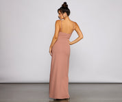 Effortless Style Tie-Front Maxi Dress