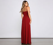 Effortless Style Tie-Front Maxi Dress