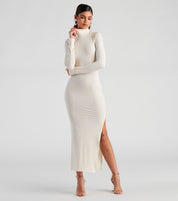 Feeling Good Turtleneck Maxi Dress