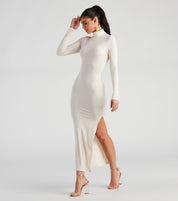 Feeling Good Turtleneck Maxi Dress