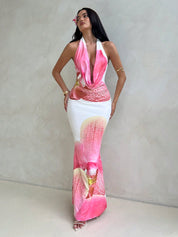 Aloruh Leopard Luxe Maxi Dress