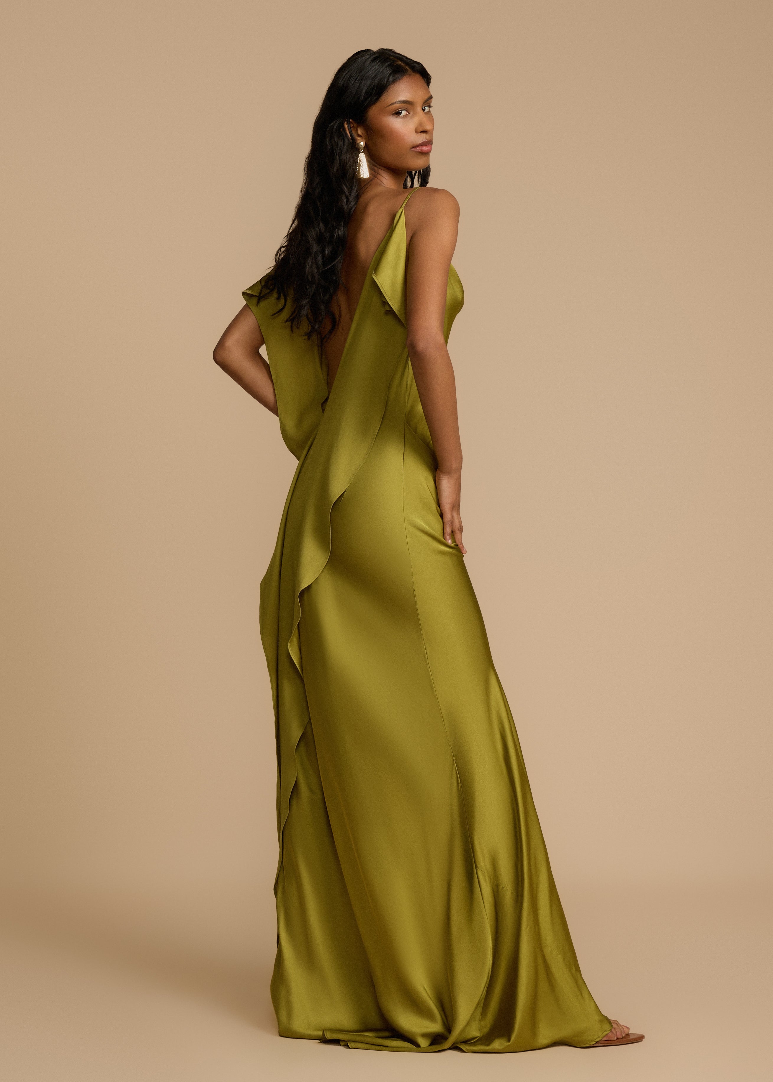 Sarah Ruffle Back Dress
