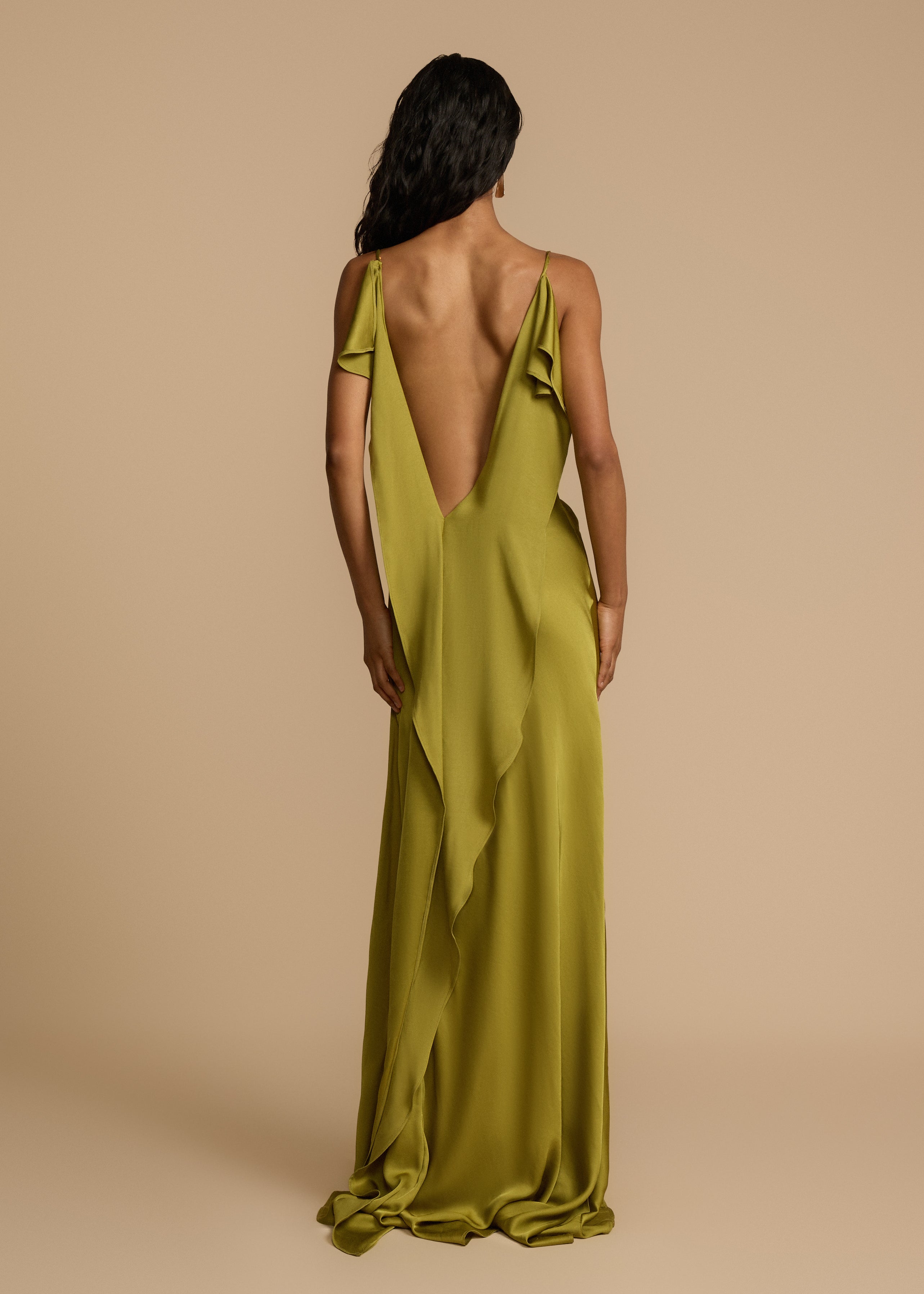 Sarah Ruffle Back Dress