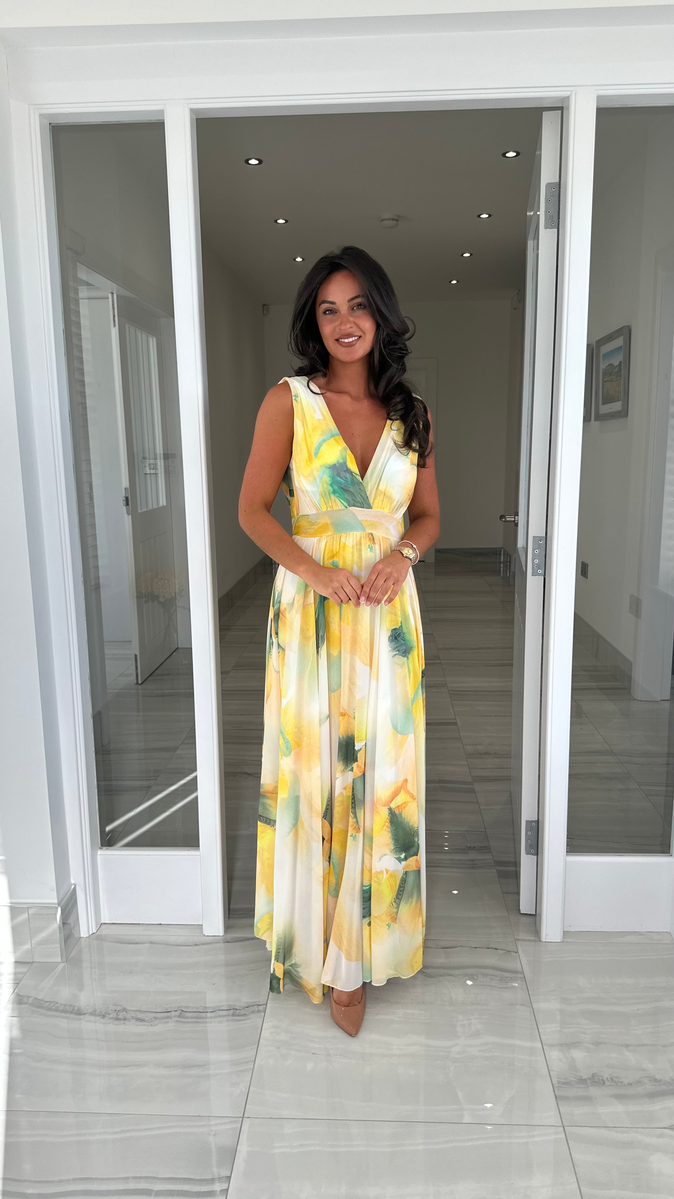 Nella Floral Print Dress