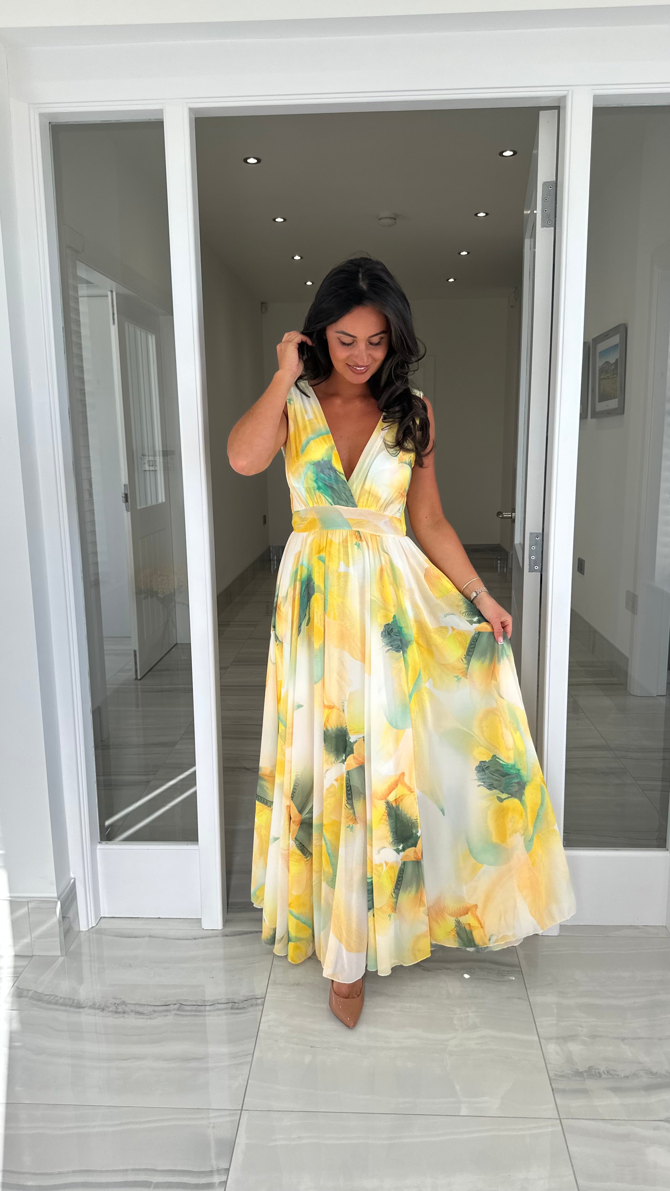 Nella Floral Print Dress