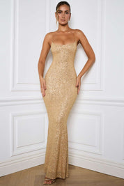 Bella Crystal Maxi Dress