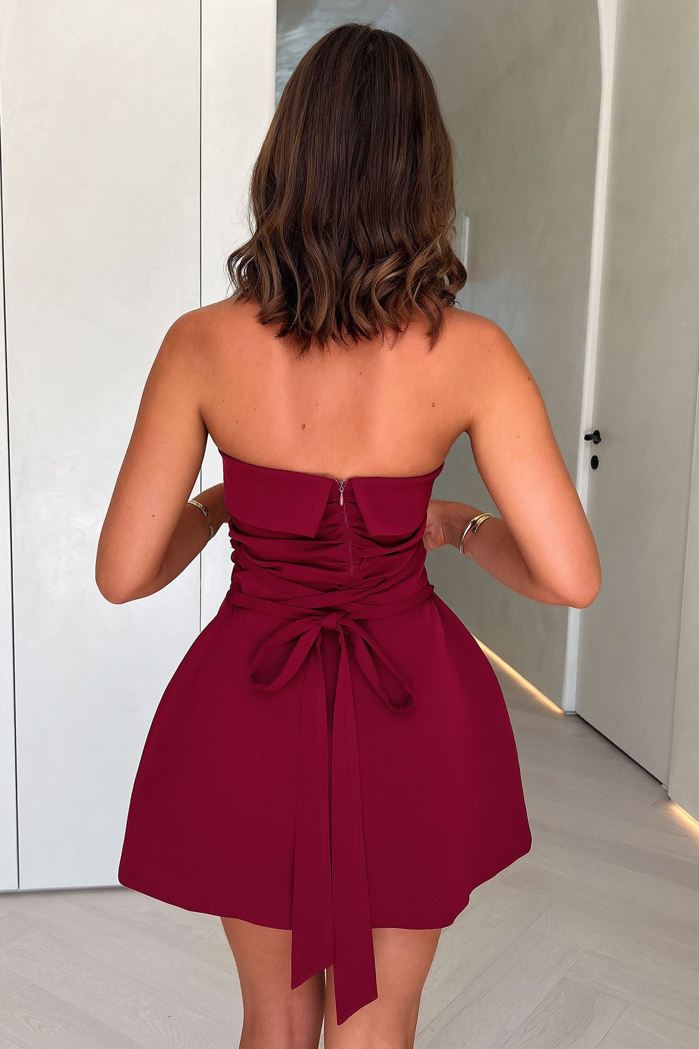Joyce Strapless Mini Dress