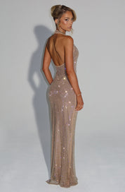 Maya Gold Dress