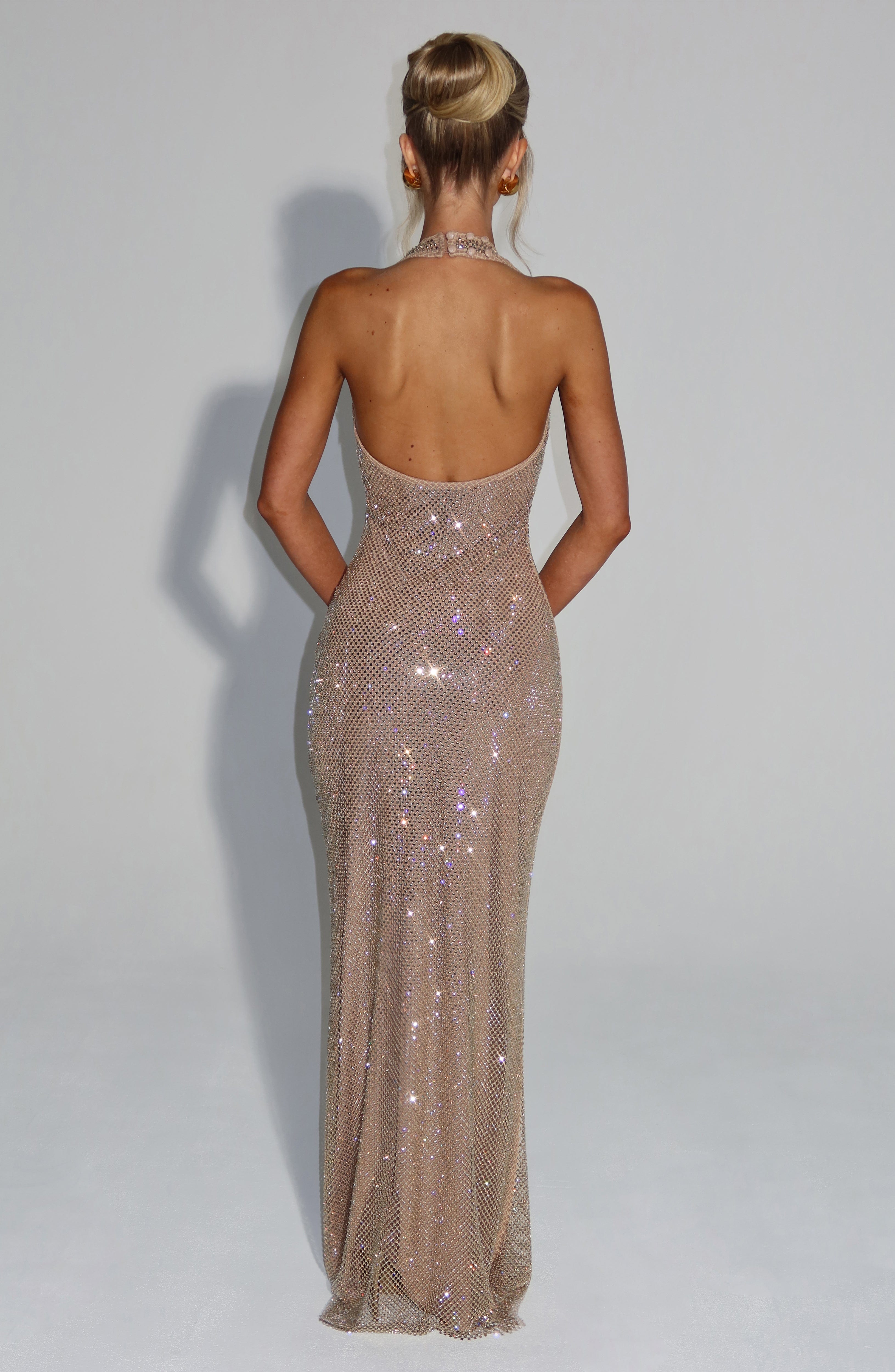 Maya Gold Dress